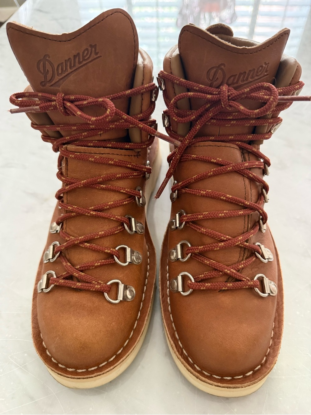 Danner Women's Tan Lace-Up Leather Boots